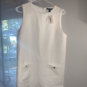 White dress with pockets